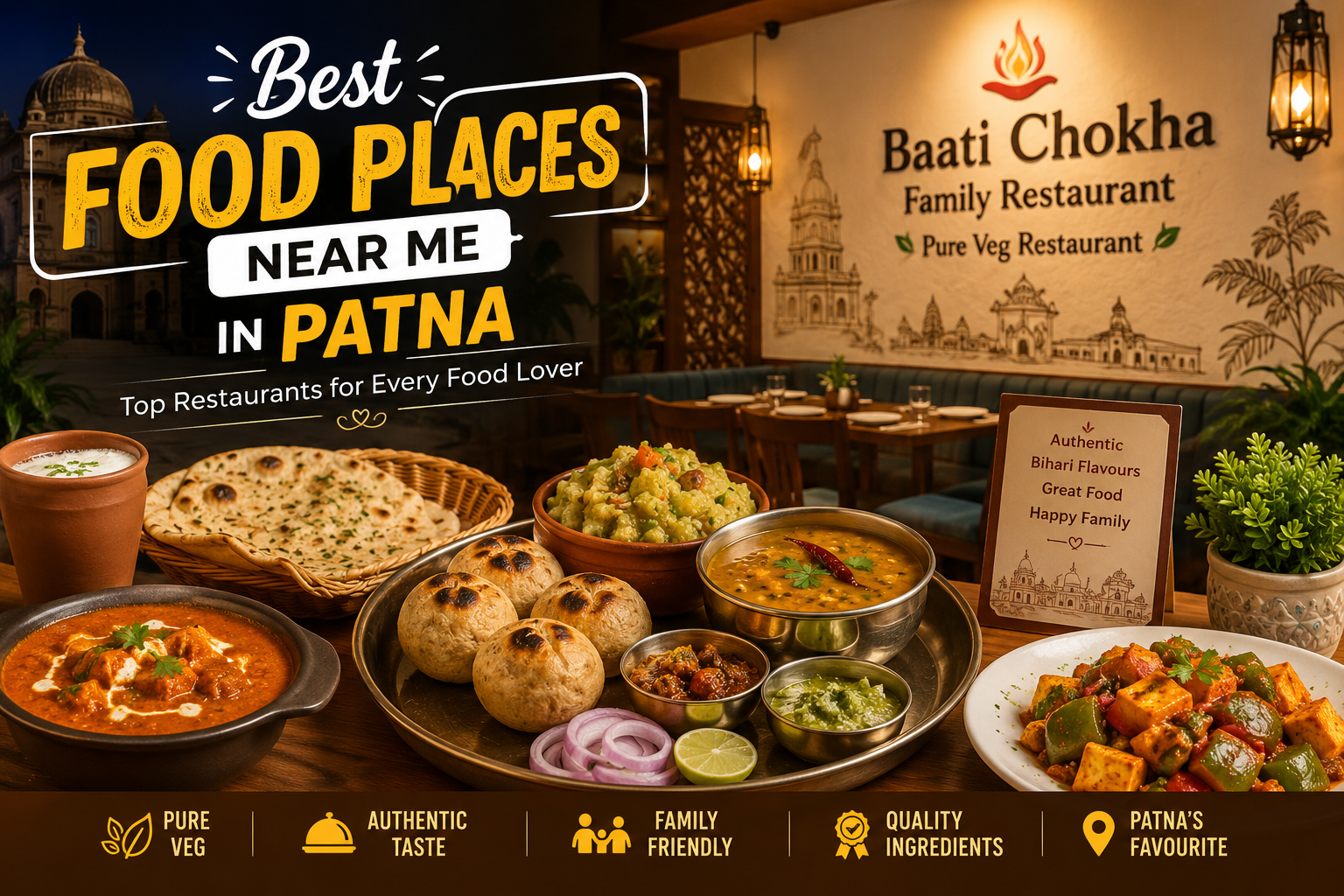 Best food places near me in Patna